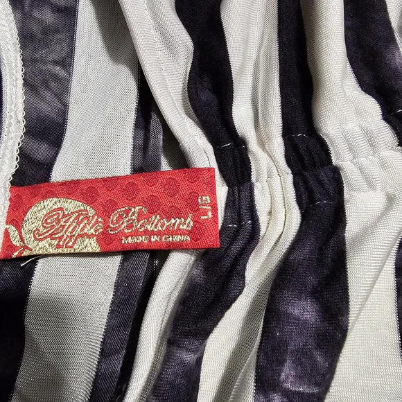 Apple Bottoms Black and White Striped Blouse - Picture 5 of 5